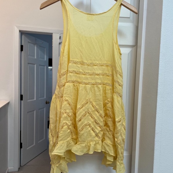 Free People Intimately | Voile And Lace Trapeze Slip Mini Dress | XS - Picture 8 of 12